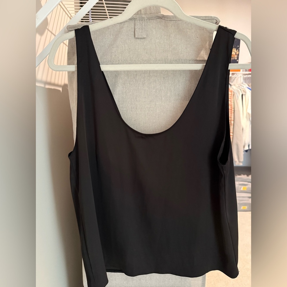 ZARA Black Sleeveless Blouse / Tank – Size L